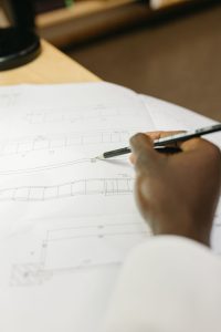 Disegno tecnico su planimetria