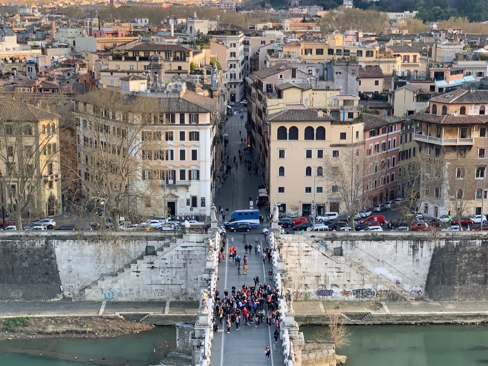 Geometra a Roma Prati: i palazzi lungo il Tevere visti dall'alto