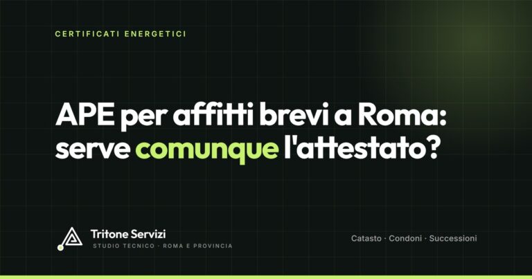 APE per affitti brevi e case vacanza: serve comunque l’attestato?