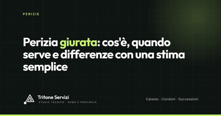 Perizia giurata: cos’è, quando serve e differenze con una stima semplice